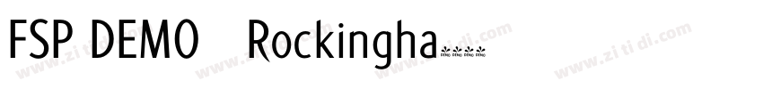 FSP DEMO   Rockingha字体转换